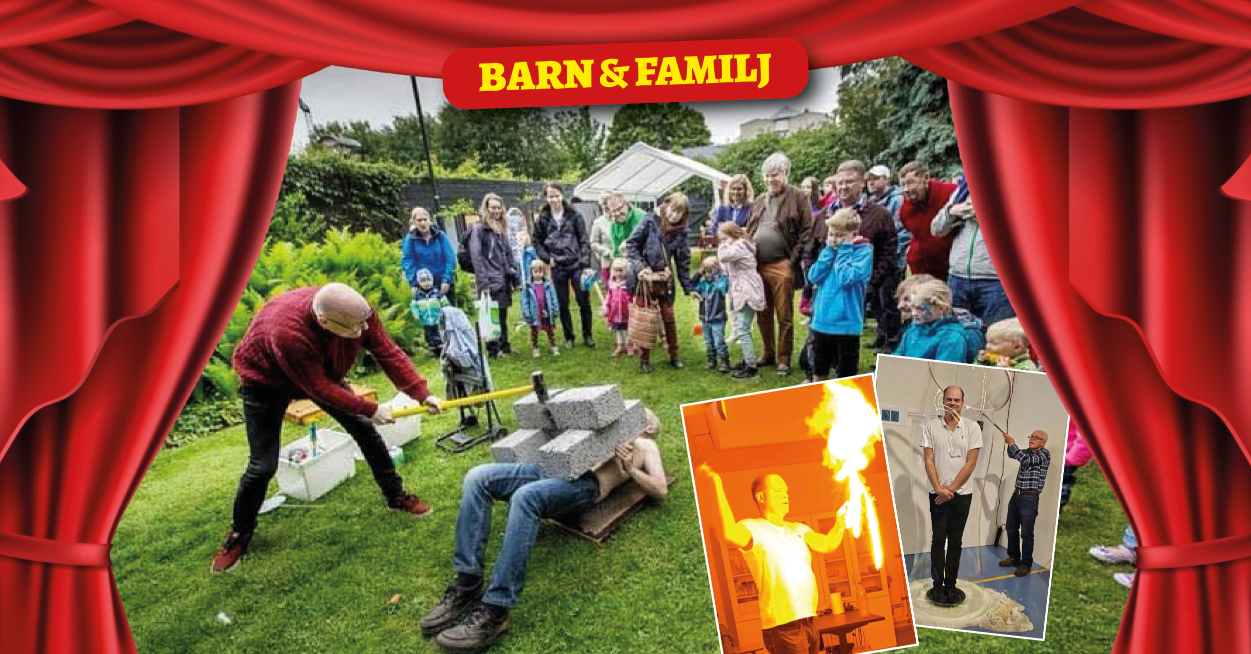 Barn & Familj: Kemifarbrorns och Fysikfarfars Fysik- & Kemishow